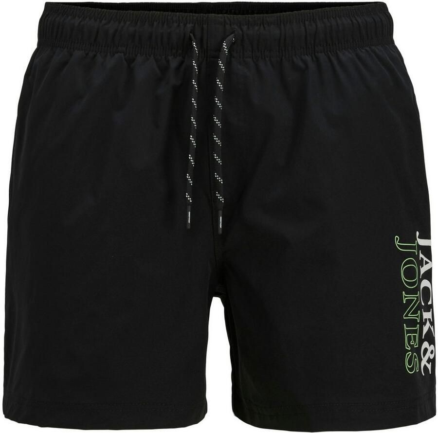 Jack & Jones Junior Zwemshort JPSTMAUI met logo print en praktische zakken