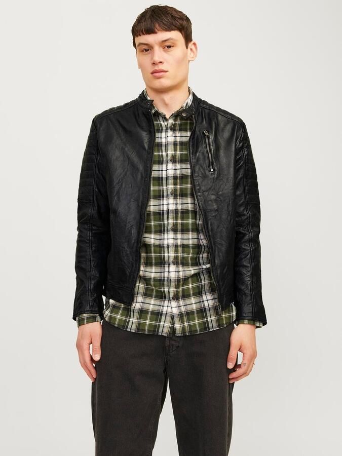 Jack & Jones Leren jack JJERICHARD LEATHER JACKET NOOS - Foto 7