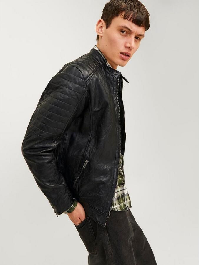 Jack & Jones Leren jack JJERICHARD LEATHER JACKET NOOS - Foto 4