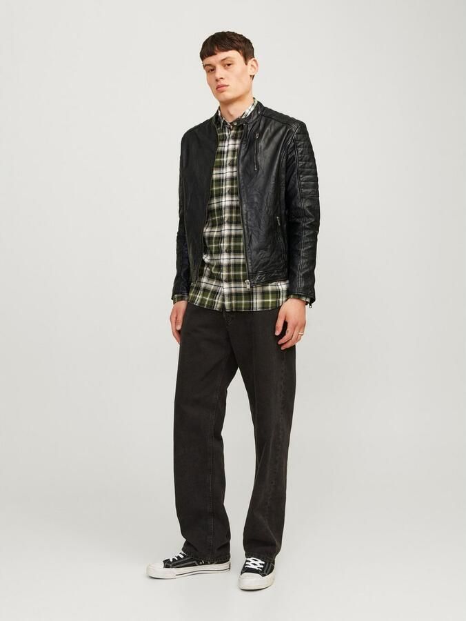 Jack & Jones Leren jack JJERICHARD LEATHER JACKET NOOS - Foto 5