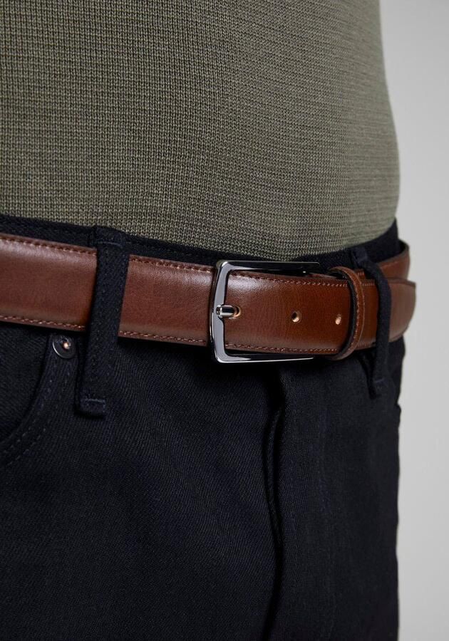 Jack & Jones Leren riem JACCHRISTOPHER BELT NOOS - Foto 4