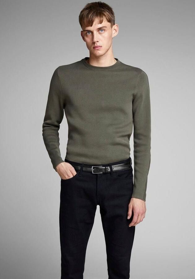 Jack & Jones Leren riem JACCHRISTOPHER BELT NOOS - Foto 5