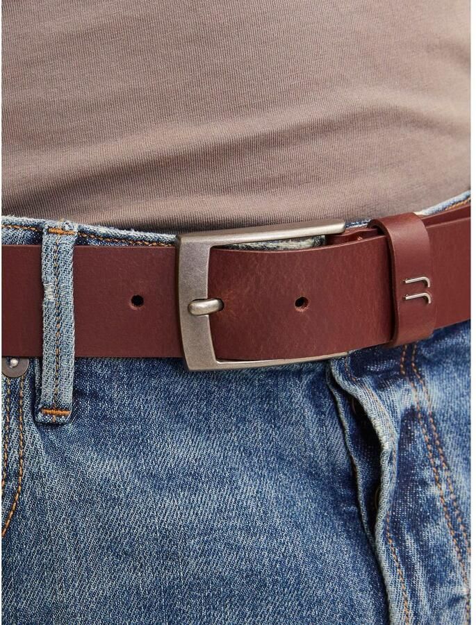 Jack & Jones Leren riem JACDALLAS BELT NOOS - Foto 3