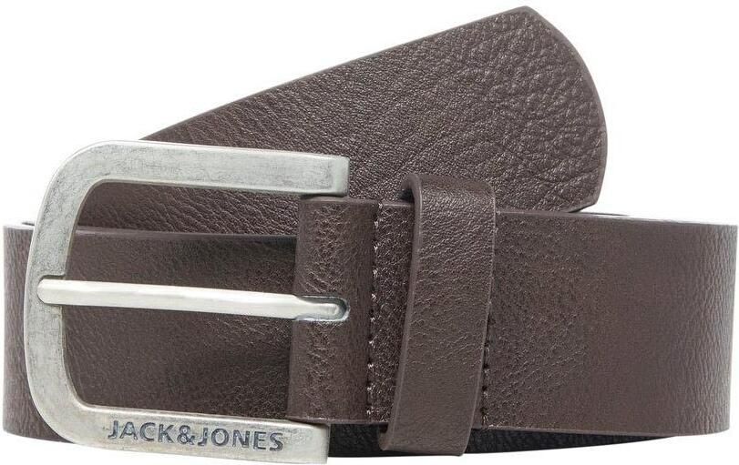 JACK & JONES leren riem JACHARRY donkerbruin - Foto 5