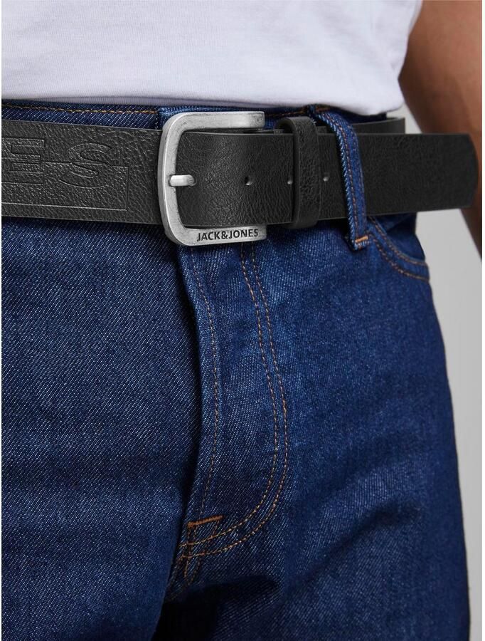Jack & Jones Leren riem JACHARRY BELT NOOS - Foto 3