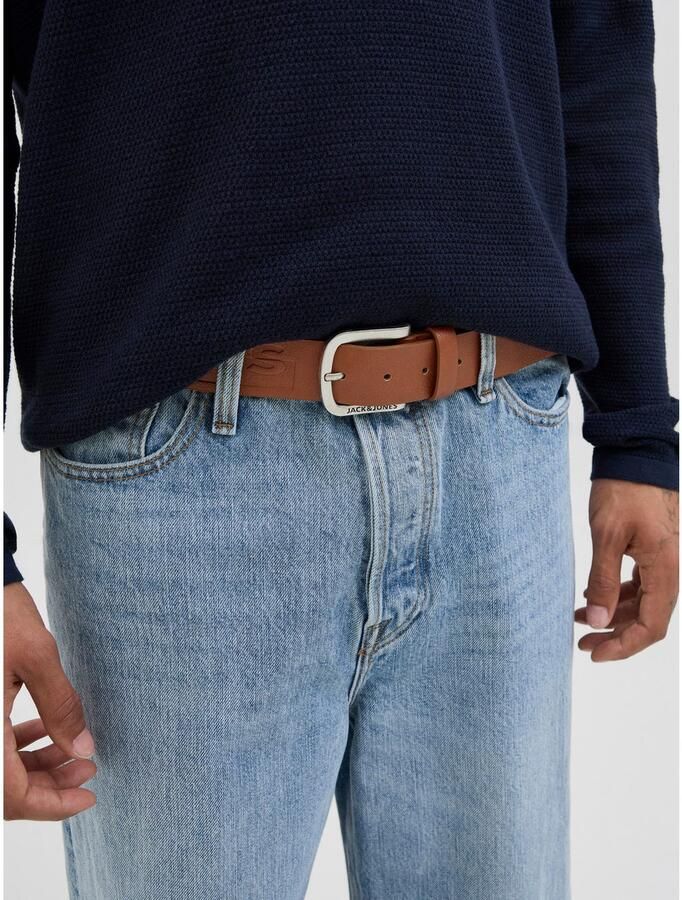 Jack & Jones Leren riem JACHARRY BELT NOOS - Foto 8
