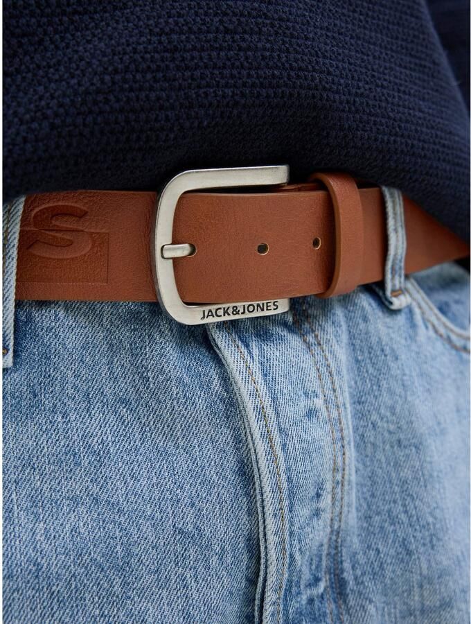 Jack & Jones Leren riem JACHARRY BELT NOOS - Foto 6