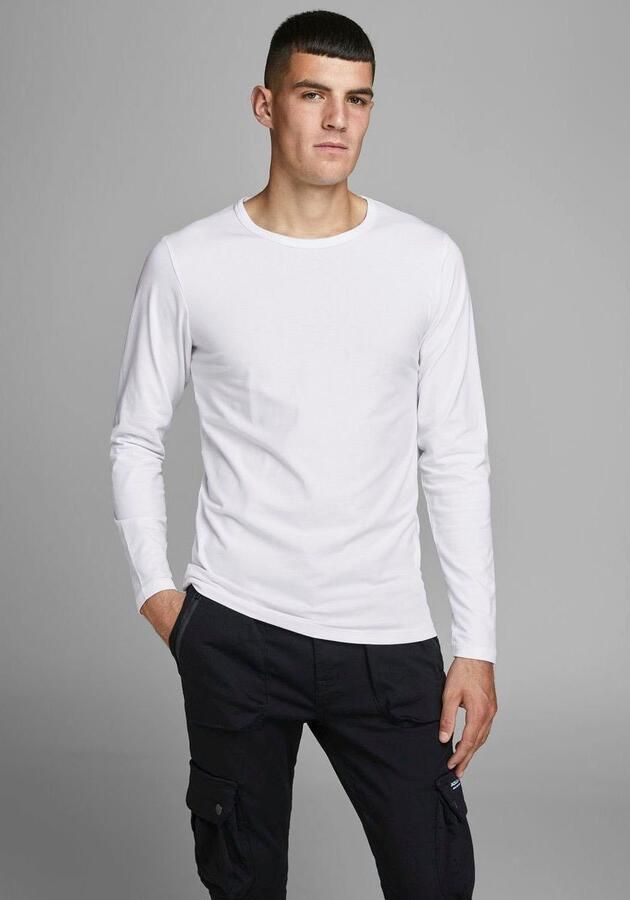 Jack & jones T-Shirt Lange Mouw Jack & Jones T-shirt manches longues Jack Jones Basics blanc - Foto 14