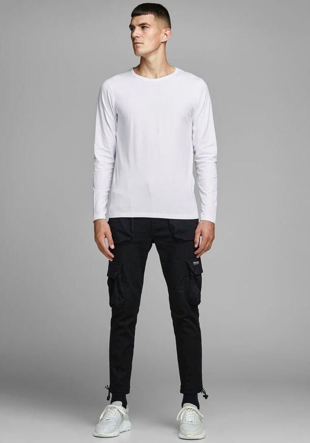 Jack & jones T-shirt met lange mouwen Jack Jones Basic o-neck White Heren - Foto 20