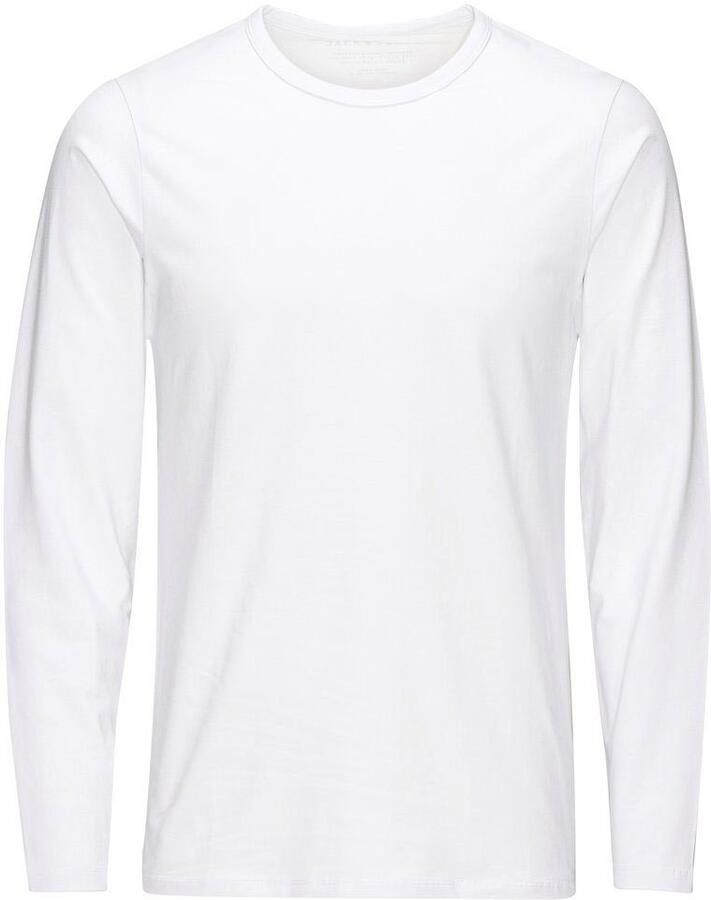 Jack & jones T-shirt met lange mouwen Jack Jones Basic o-neck White Heren - Foto 5