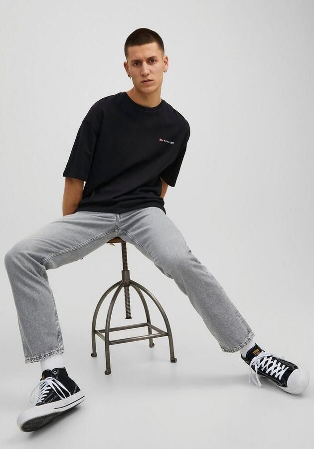 JACK & JONES JEANS INTELLIGENCE relaxed fit jeans JJICHRIS JJORIGINAL grey denim - Foto 6