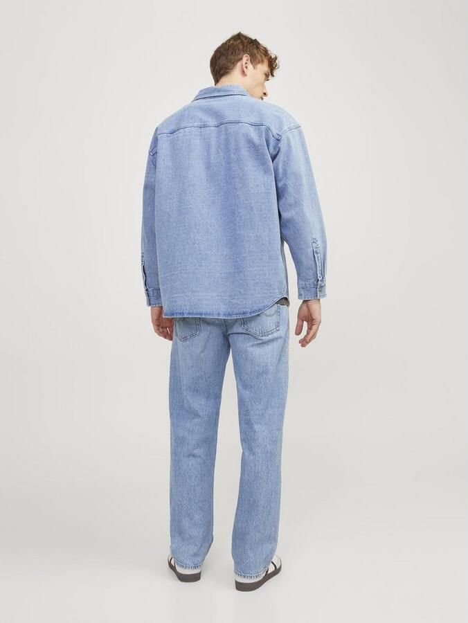 Jack & jones Blauwe Katoenen Denim Jeans Heren Herfst Winter Blue Heren - Foto 3