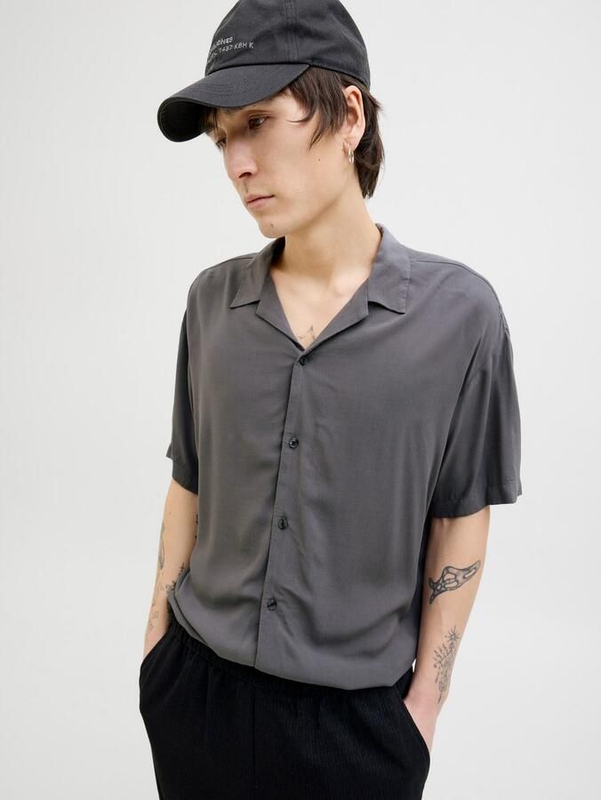 Jack & Jones Overhemd met korte mouwen JJEJEFF SOLID RESORT SHIRT S S SN - Foto 4