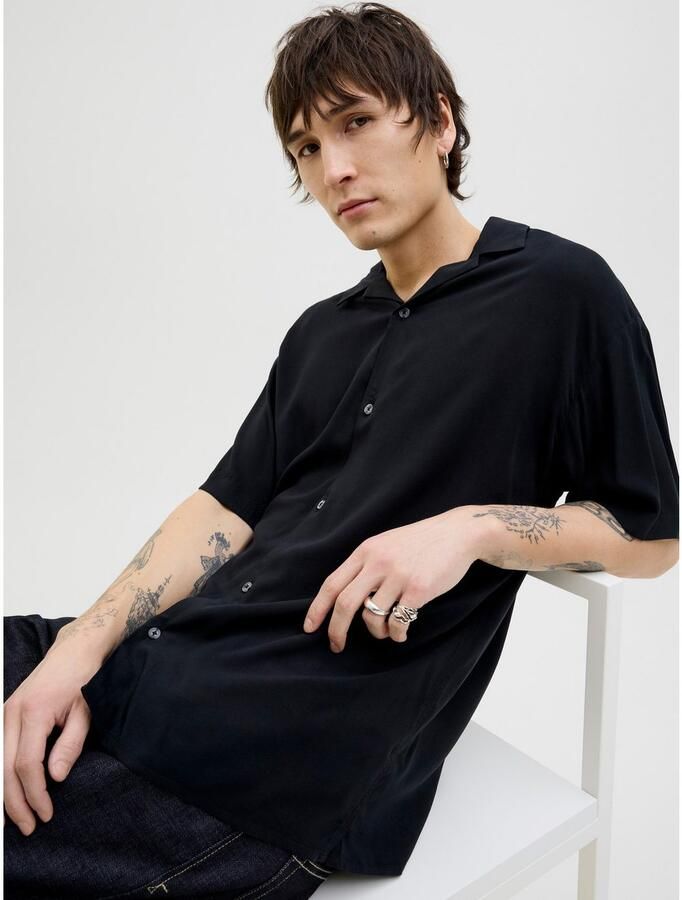 Jack & Jones Overhemd met korte mouwen JJEJEFF SOLID RESORT SHIRT S S SN - Foto 3