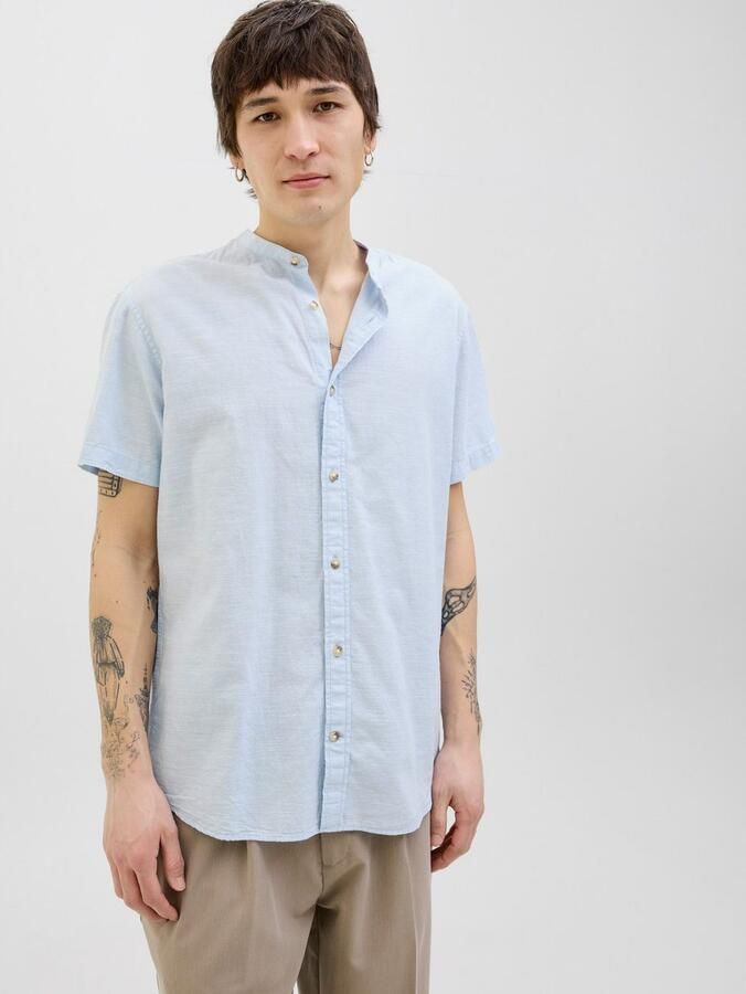 Jack & Jones Overhemd met korte mouwen JJESUMMER BAND SHIRT SS SN - Foto 4