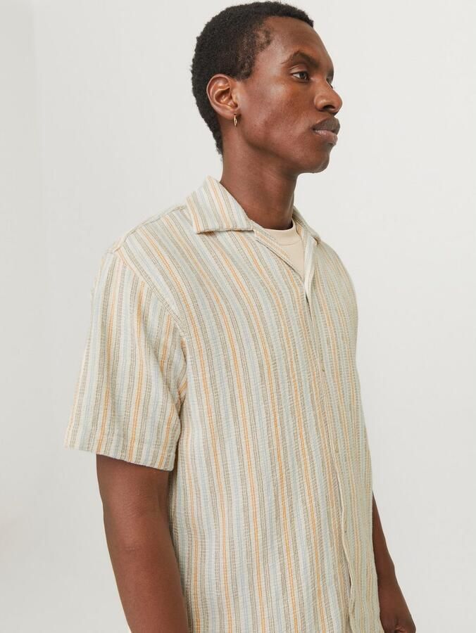 Jack & Jones Overhemd met korte mouwen JORCOBA STRIPE RESORT SHIRT SS SN - Foto 4