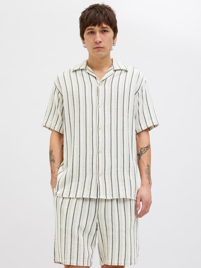 Jack & Jones Overhemd met korte mouwen JORCOBA STRIPE RESORT SHIRT SS SN - Foto 7
