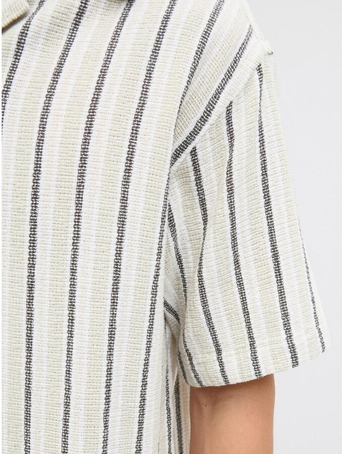 Jack & Jones Overhemd met korte mouwen JORCOBA STRIPE RESORT SHIRT SS SN - Foto 3