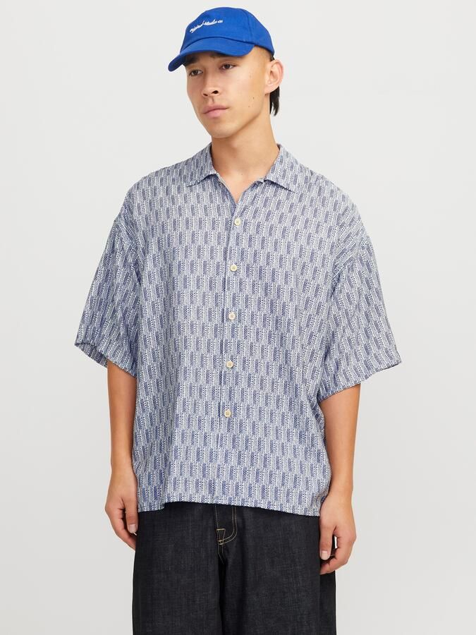 Jack & Jones Overhemd met korte mouwen JORMARSHALL ISLINGTON AOP SHIRT SS SN - Foto 6