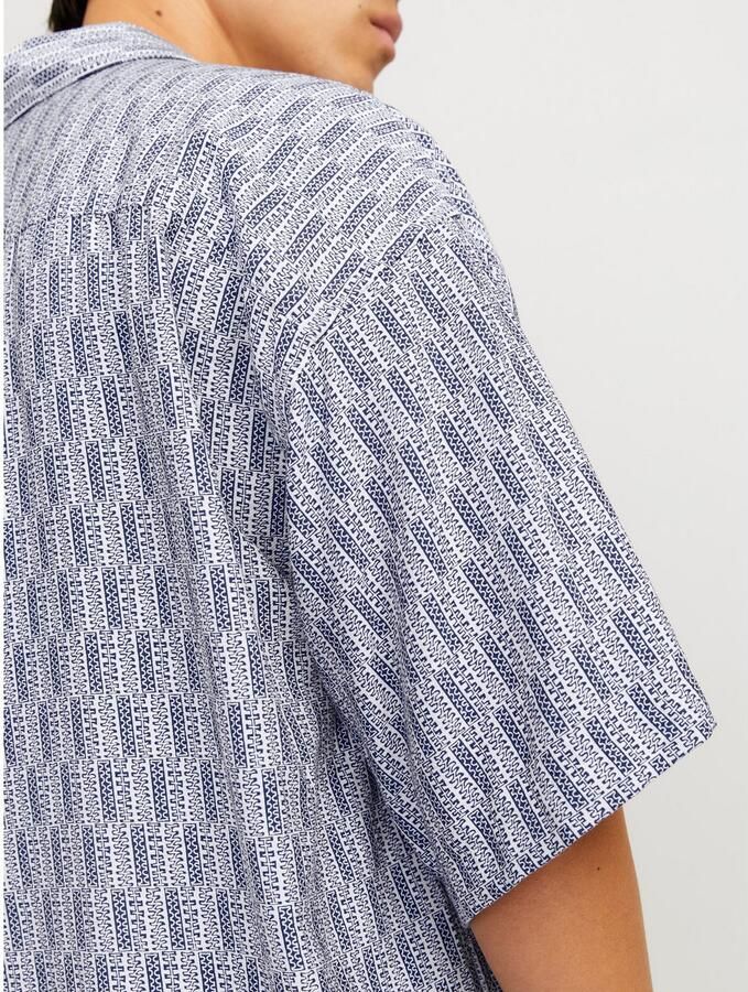 Jack & Jones Overhemd met korte mouwen JORMARSHALL ISLINGTON AOP SHIRT SS SN - Foto 3