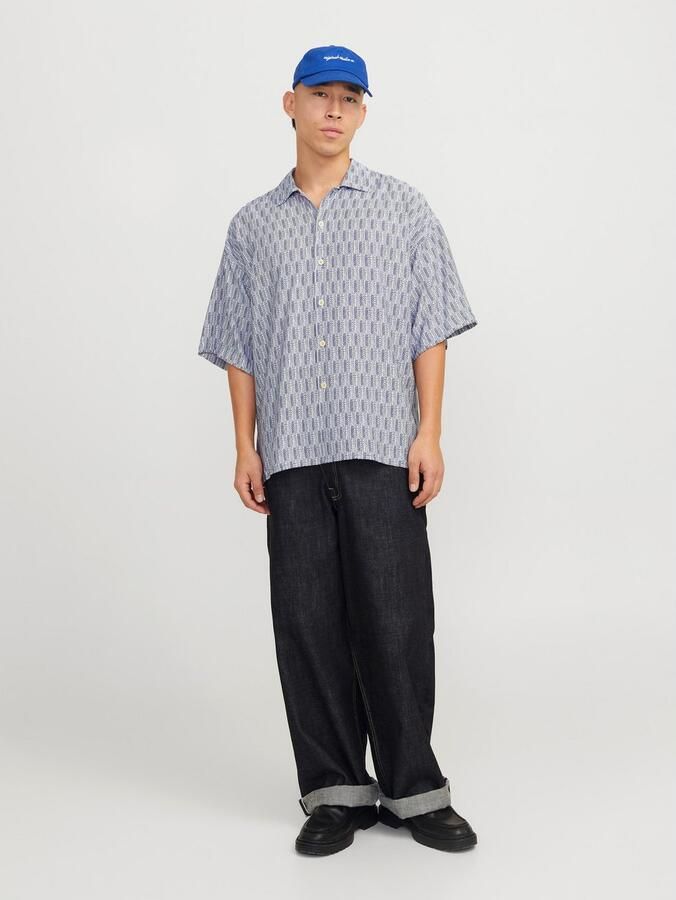 Jack & Jones Overhemd met korte mouwen JORMARSHALL ISLINGTON AOP SHIRT SS SN - Foto 5
