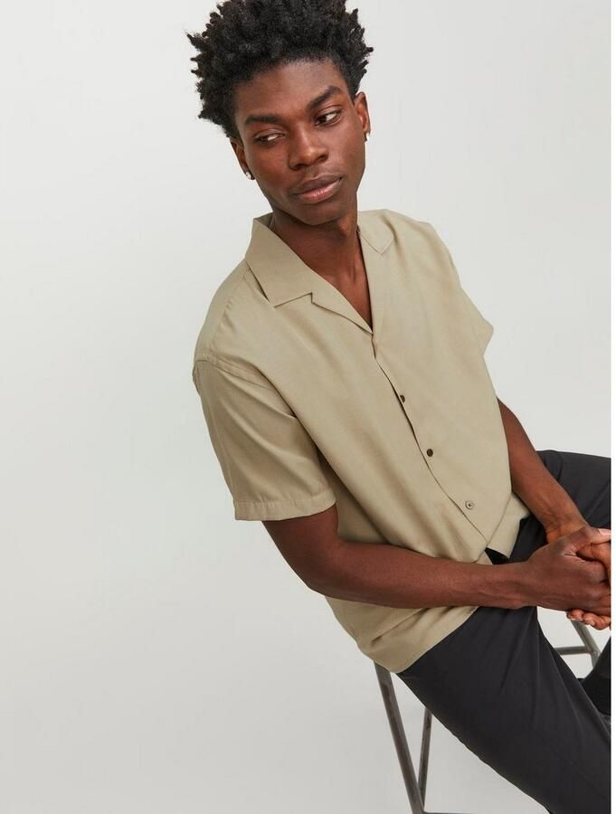 Jack & Jones Overhemd met korte mouwen JPRCCAARON TENCEL RESORT SHIRT S S LN - Foto 5