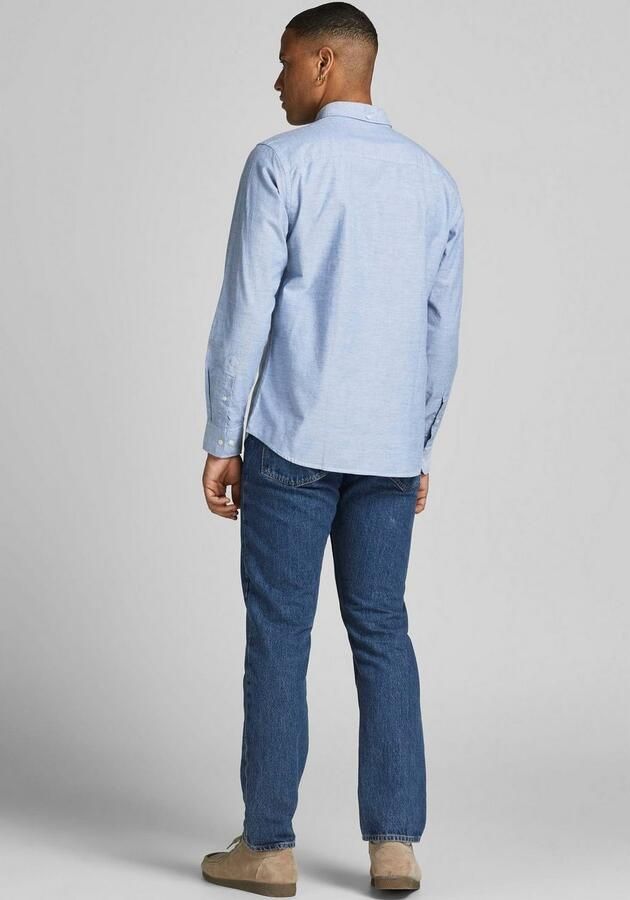 Jack & Jones Premium Slim fit vrijetijdsoverhemd met borstzak model 'BROOK OXFORD' - Foto 9