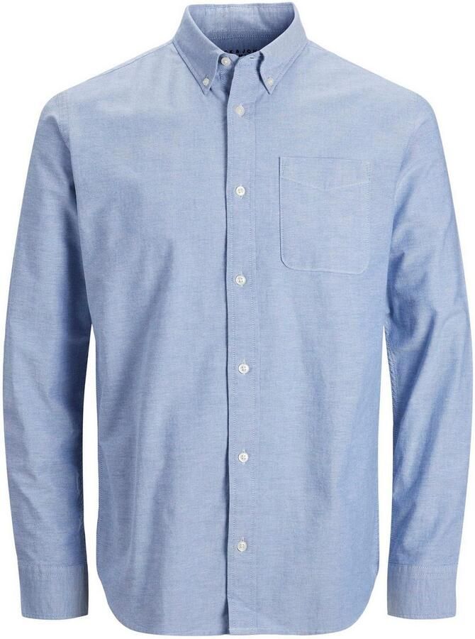 Jack & Jones Premium Slim fit vrijetijdsoverhemd met borstzak model 'BROOK OXFORD' - Foto 4