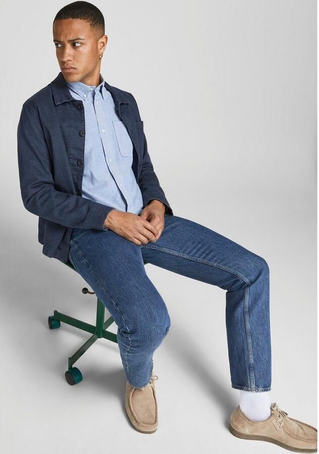 Jack & Jones Premium Slim fit vrijetijdsoverhemd met borstzak model 'BROOK OXFORD' - Foto 8