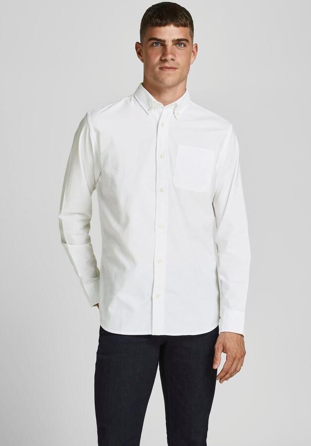 Jack & Jones Premium Slim fit vrijetijdsoverhemd met borstzak model 'BROOK OXFORD' - Foto 9