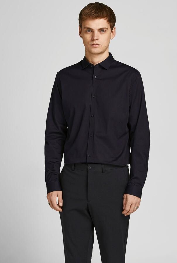 Jack & Jones Premium Slim fit vrijetijdsoverhemd met kentkraag model 'CARDIFF' - Foto 9