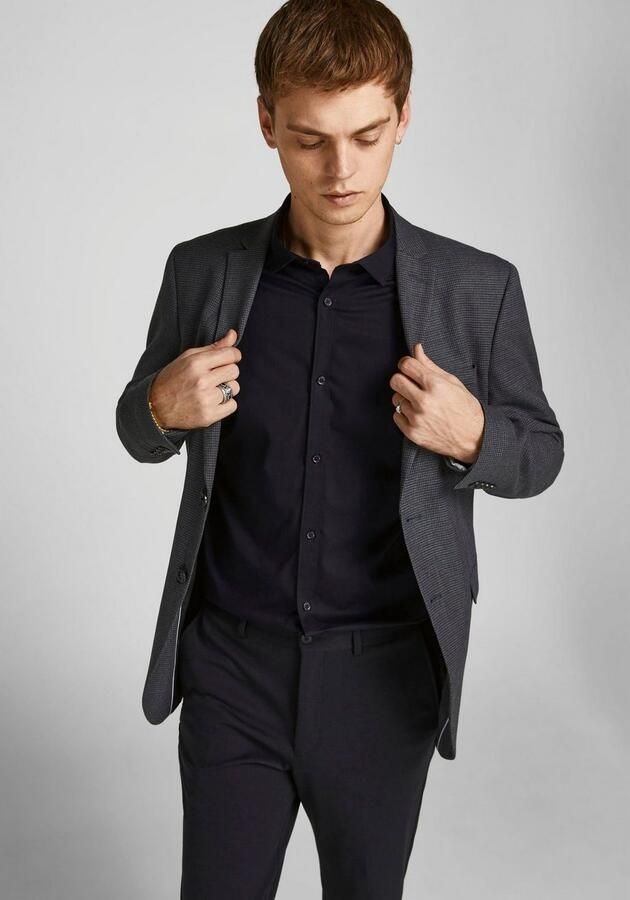 Jack & Jones Premium Slim fit vrijetijdsoverhemd met kentkraag model 'CARDIFF' - Foto 8