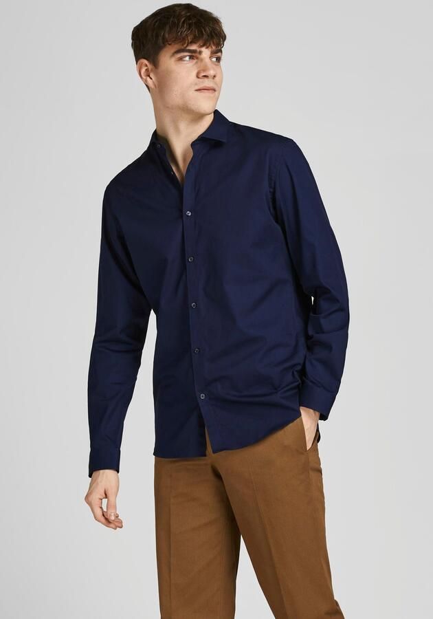 Jack & Jones Premium Slim fit vrijetijdsoverhemd met kentkraag model 'CARDIFF' - Foto 8