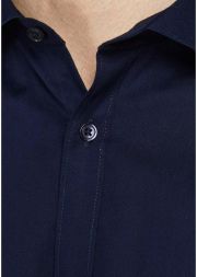 Jack & Jones Premium Slim fit vrijetijdsoverhemd met kentkraag model 'CARDIFF' - Thumbnail 4