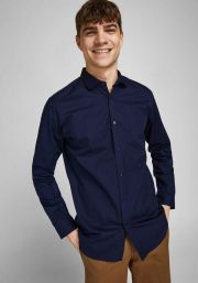 Jack & Jones Premium Slim fit vrijetijdsoverhemd met kentkraag model 'CARDIFF' - Thumbnail 8