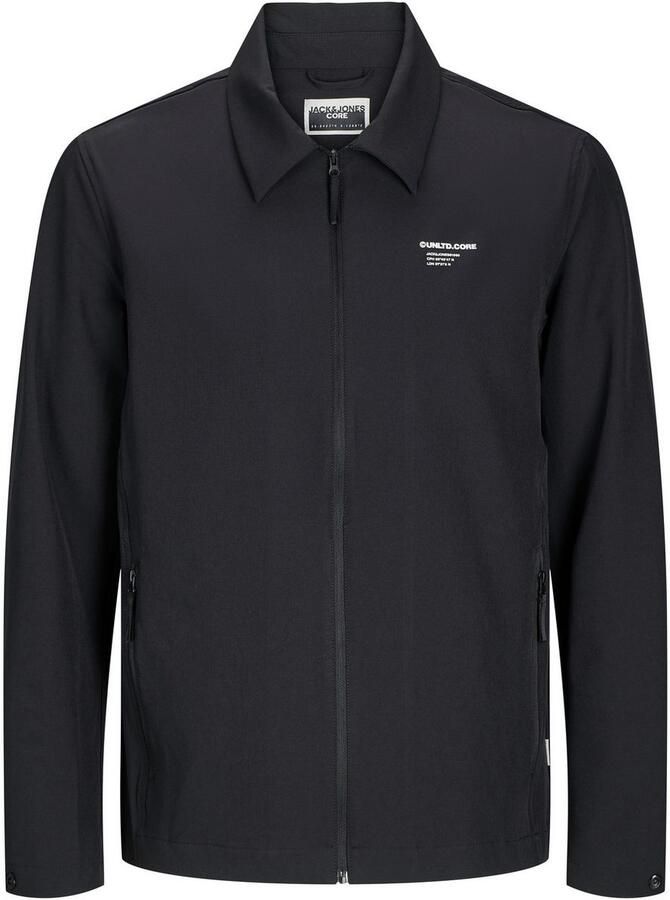 JACK & JONES CORE regular fit overshirt JCOAERO met printopdruk zwart - Foto 6