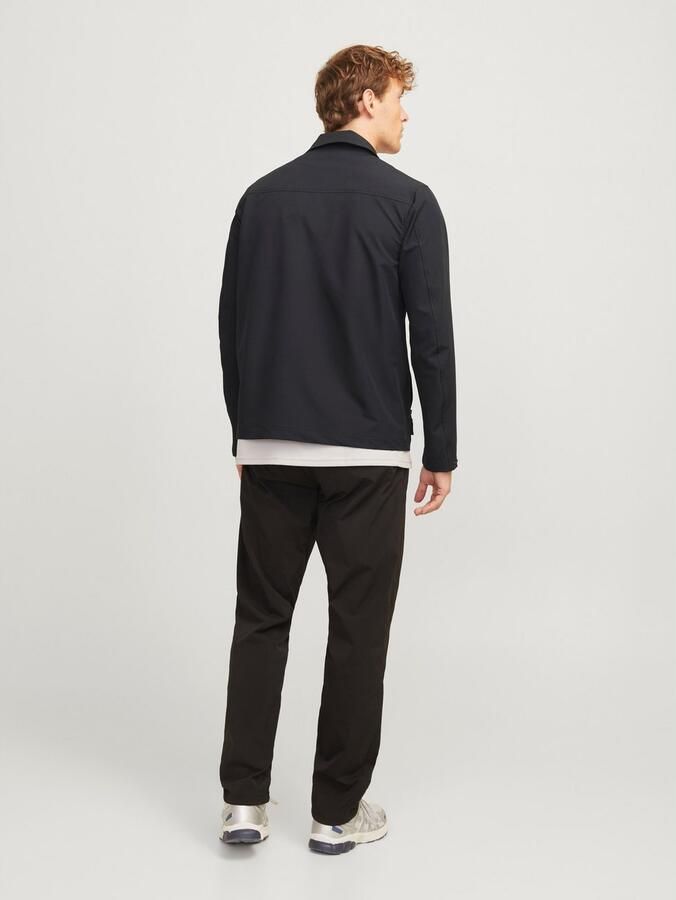 JACK & JONES CORE regular fit overshirt JCOAERO met printopdruk zwart - Foto 5