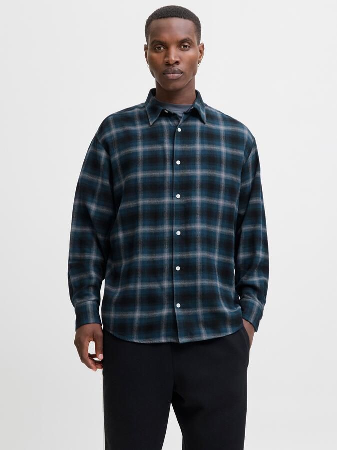 Jack & Jones Overhemd met lange mouwen JCOCOVER CHECKED FLANNEL SHIRT LS - Foto 7