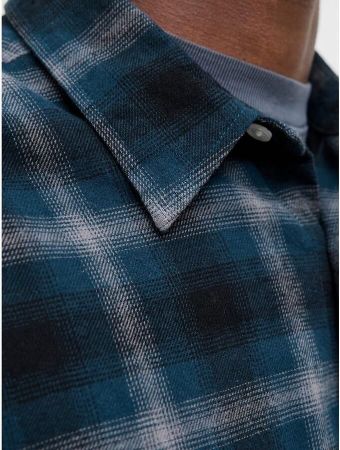 Jack & Jones Overhemd met lange mouwen JCOCOVER CHECKED FLANNEL SHIRT LS