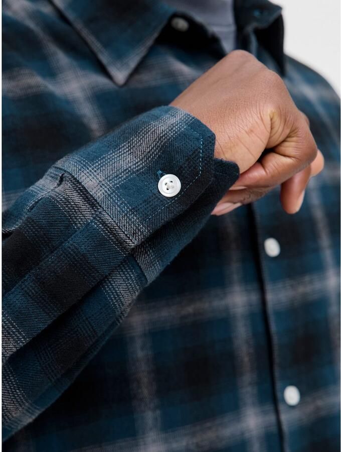 Jack & Jones Overhemd met lange mouwen JCOCOVER CHECKED FLANNEL SHIRT LS - Foto 2