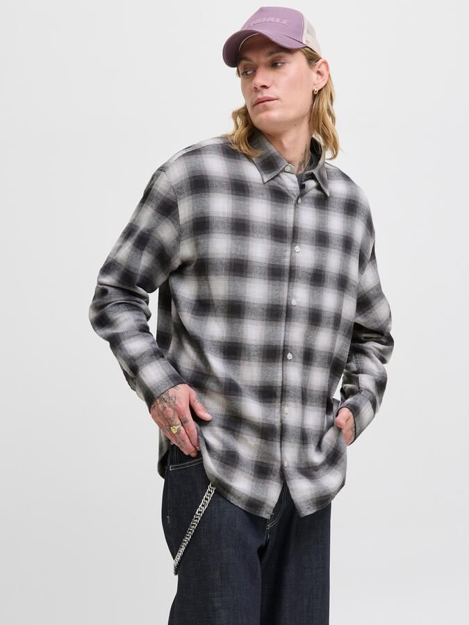 Jack & Jones Overhemd met lange mouwen JCOCOVER CHECKED FLANNEL SHIRT LS - Foto 7