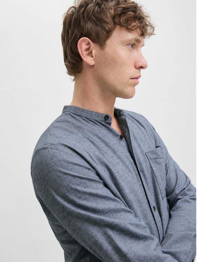 Jack & Jones Overhemd met lange mouwen JJEBAND MELANGE SHIRT L S SN - Foto 3