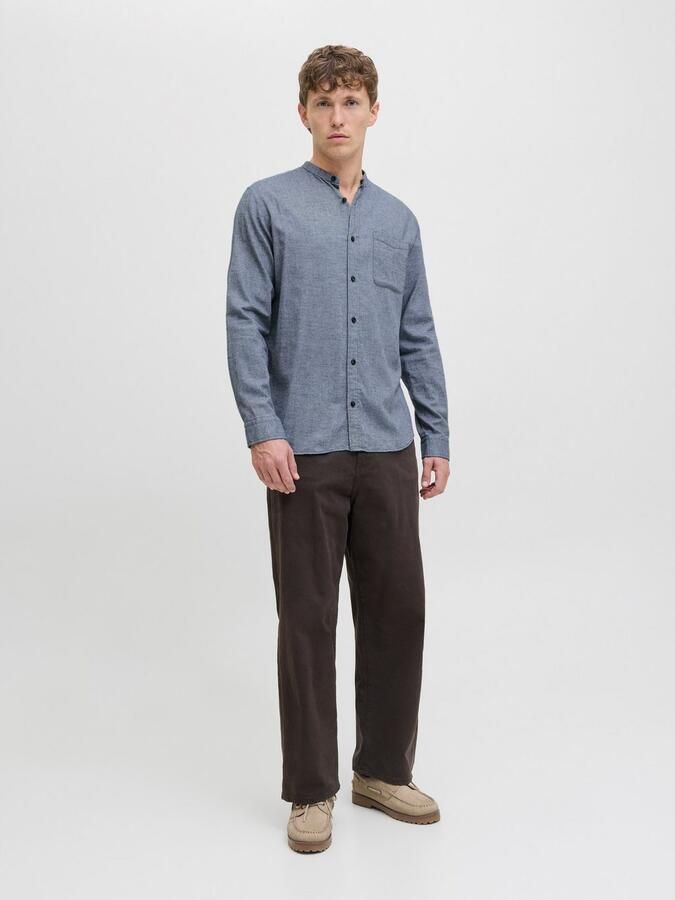 Jack & Jones Overhemd met lange mouwen JJEBAND MELANGE SHIRT L S SN - Foto 5