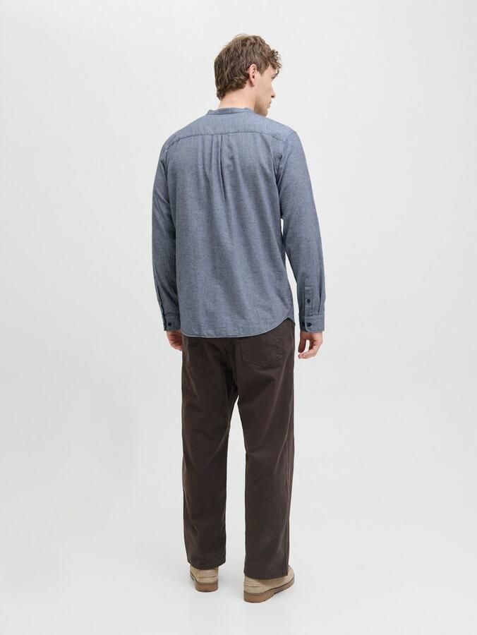 Jack & Jones Overhemd met lange mouwen JJEBAND MELANGE SHIRT L S SN - Foto 4