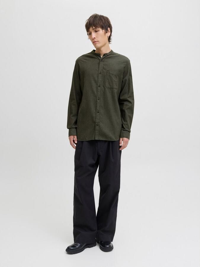 Jack & Jones Overhemd met lange mouwen JJEBAND MELANGE SHIRT L S SN - Foto 4