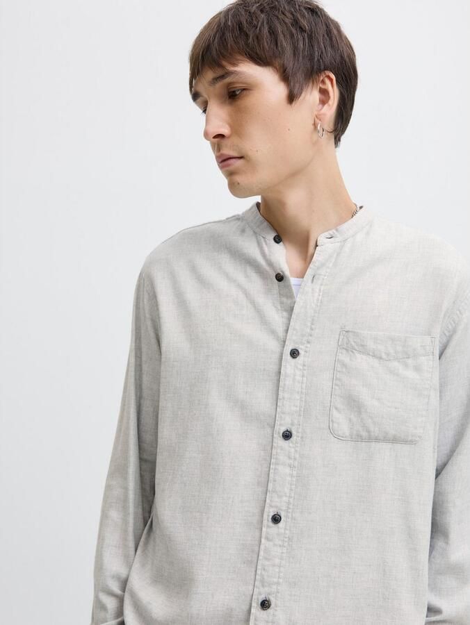 Jack & Jones Overhemd met lange mouwen JJEBAND MELANGE SHIRT L S SN - Foto 4