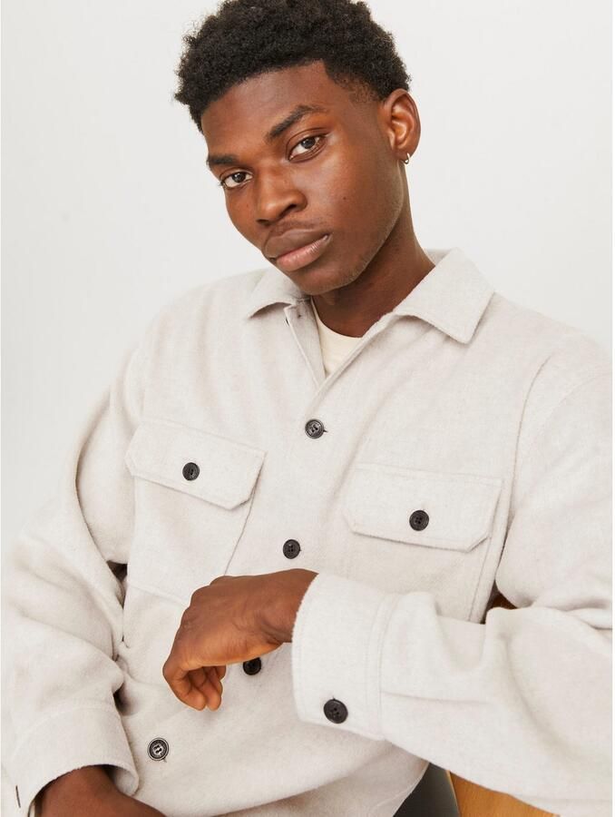 Jack & Jones Overhemd met lange mouwen JJEBRADLEY OLLIE OVERSHIRT LS NOOS - Foto 4