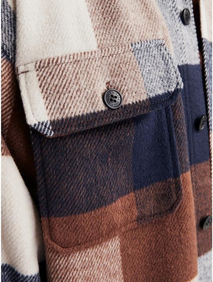 Jack & Jones Overhemd met lange mouwen JJEBRADLEY OLLIE OVERSHIRT LS NOOS