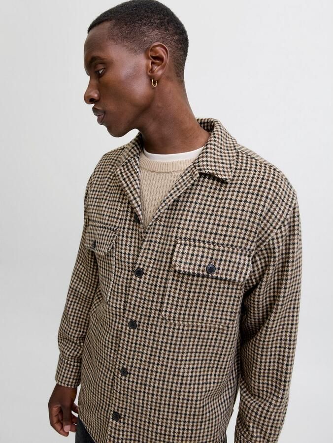 Jack & Jones Overhemd met lange mouwen JJEBRADLEY OLLIE OVERSHIRT LS NOOS