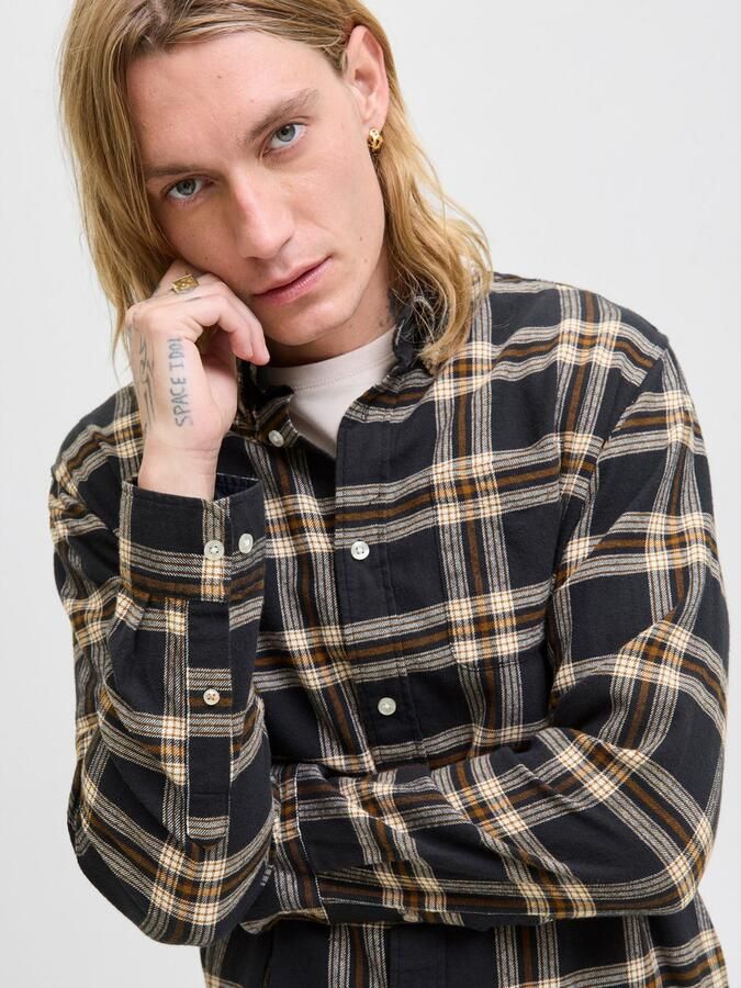 Jack & Jones Overhemd met lange mouwen JJECLASSIC FLANNEL CHECK SHIRT LS SN - Foto 4